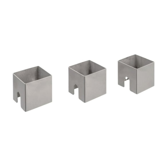 3pcs Grill BBQ Plate Spacers estable Estable Fuerza de fuego portátil Fire Barrel Placas de fuego para patio de patio de patio Patio de patio trasero
