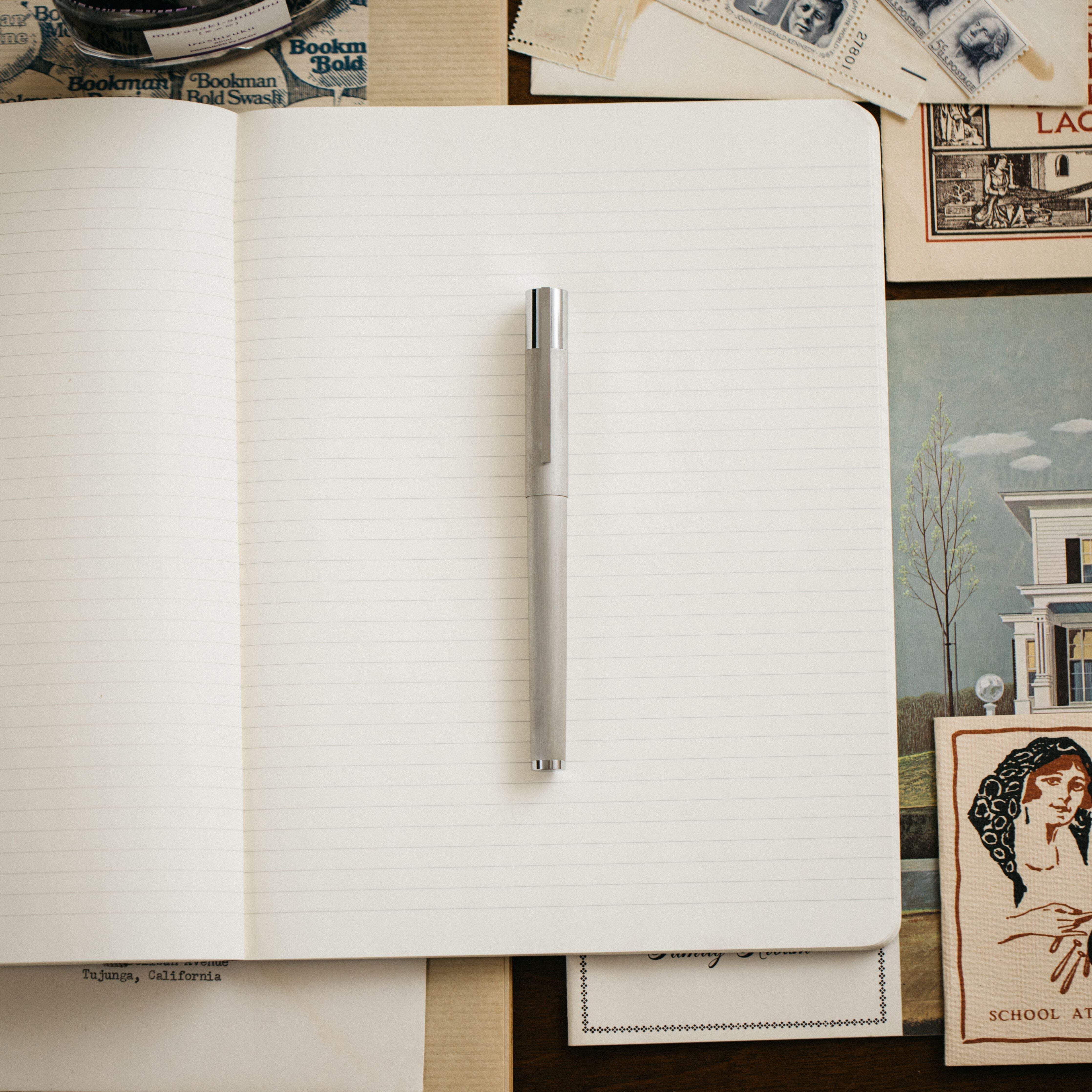 Lamy Scala Brushed Fountain Pen - Fine