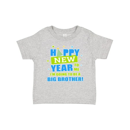 

Inktastic Happy New Year to Me Im Going to Be a Big Brother Gift Baby Boy T-Shirt