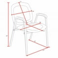 thumbnail image 3 of Regency Ace Vinyl Stack Chair (4 pack)- Black, 3 of 6