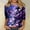 Purple1, variant on FDGIU Women's Christmas Graphic Tunic Tops - Soft Long Sleeve Crewneck Blouses with Xmas Tree Prints, Holiday Party Tees