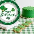 thumbnail image 6 of Coollooc 10Pcs 7" St. Patrick's Paper Plates, St. Patrick's Oval Paper Plates and Napkins, Shamrock Large Disposable Dinner Plates for St. Patrick's Theme Party Supplies(7"Plates), 6 of 6