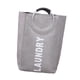 thumbnail image 4 of Cesto para ropa sucia con asas, plegable, para ropa sucia gris, 4 of 9
