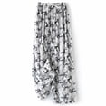 thumbnail image 2 of Tnhcen Women's Summer Floral Print Cotton Palazzo Pants Lightweight Boho Wide Leg Trousers Free Size Beach Vacation Casual Loungewear, 2 of 5