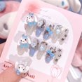thumbnail image 4 of Sanrio My Melody Fake Nails Cute Anime Cartoon Kuromi Cinnamoroll Nail Patches Fashion Charm Nail Sticker Women Holiday Gifts, 4 of 13