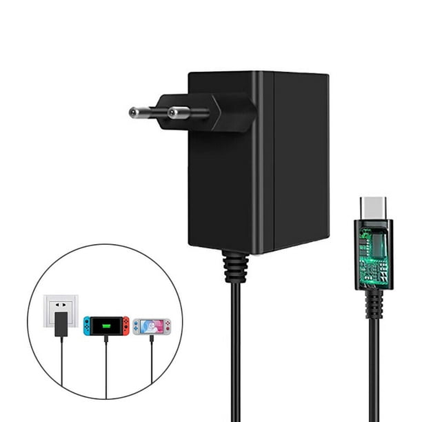 For Nintendo Switch Ac Power Supply Adapter Home Wall Travel Charger Cable 2 4a Walmart Com Walmart Com