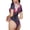 Astronaut Riding Fiery Horse, variant on Astronaut On Mars A Womens One Piece Swimsuits Modest Tummy Control Bathing Suits Lace Up Slimming Swim Suit-X-Large