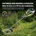 thumbnail image 4 of Desbrozadora Gasolina Jardimex Desmaleza Recta 52cc 2.2hp 800ml, 4 of 10