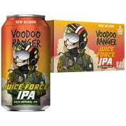 Voodoo Ranger Juice Force Hazy Imperial IPA Craft Beer, 6 Pack, 12 fl oz Cans, 9.5% ABV