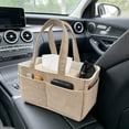 thumbnail image 3 of Ohmyroo Corduroy Nursery Caddy 13x7 Inch Portable Storage Basket For Junior Daily Essentials, 3 of 5