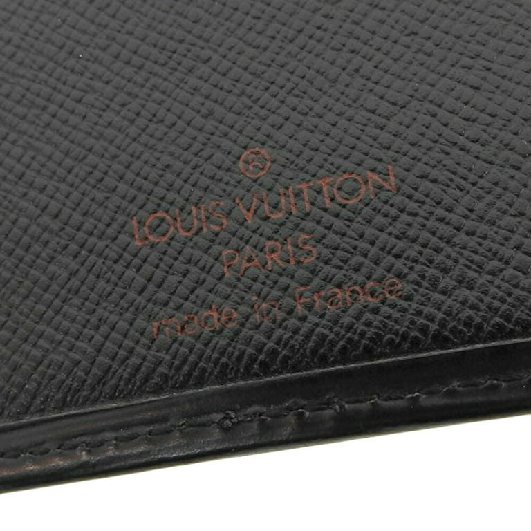 used Pre-owned Louis Vuitton Louis Vuitton EPI Porto Cult Credit Circle Folio Long Billfold Noir Black M63212 (Good), Men's, Size: (HxWxD): 18cm x