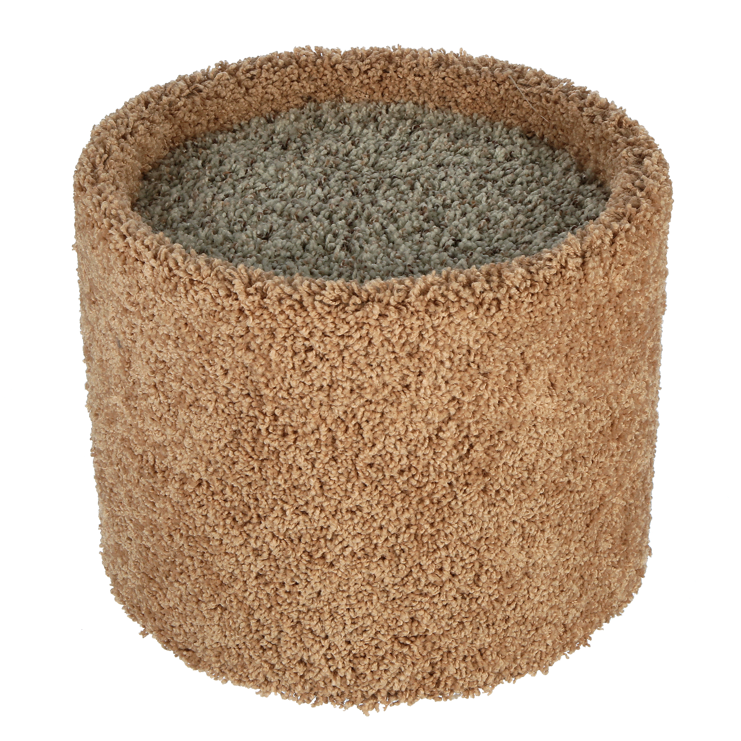 Classy Kitty Carpeted 1-Level 10.5" Cat Tree with Scratching Post, Beige