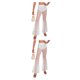 thumbnail image 2 of Pantalones transparentes de verano Sonducket estilo gótico mujer Pierna ancha encaje Blanco METRO 2Conjunto, 2 of 6