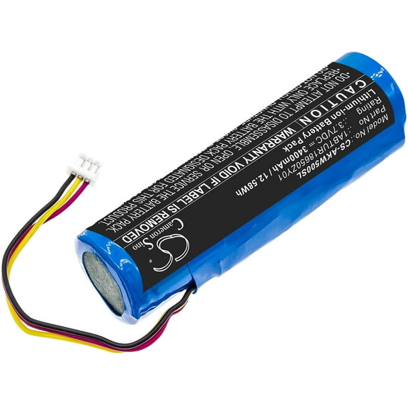 3400mAh 1ABTUR18650ZY01 Battery for AKAI EWI 5000 5000 Solo