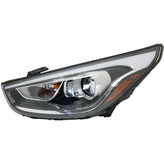 Headlight Compatible With 2014-2015 Hyundai Tucson Left Driver Halogen With bulb(s)