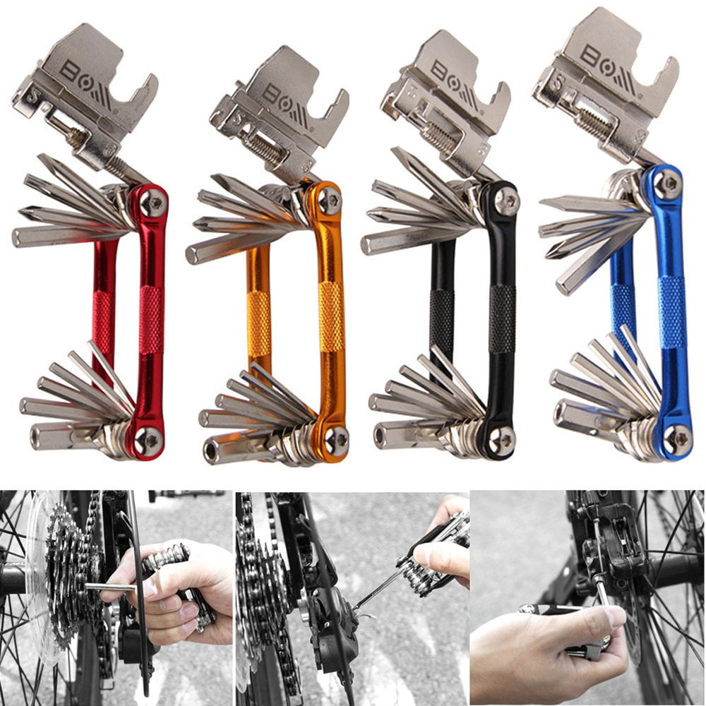 17 In 1 Multifunction Bicycle Repair Tools Cycling Screwdriver Tool Kit