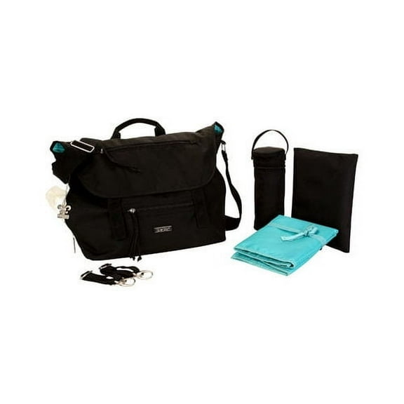 Kalencom London Diaper Bag in Black