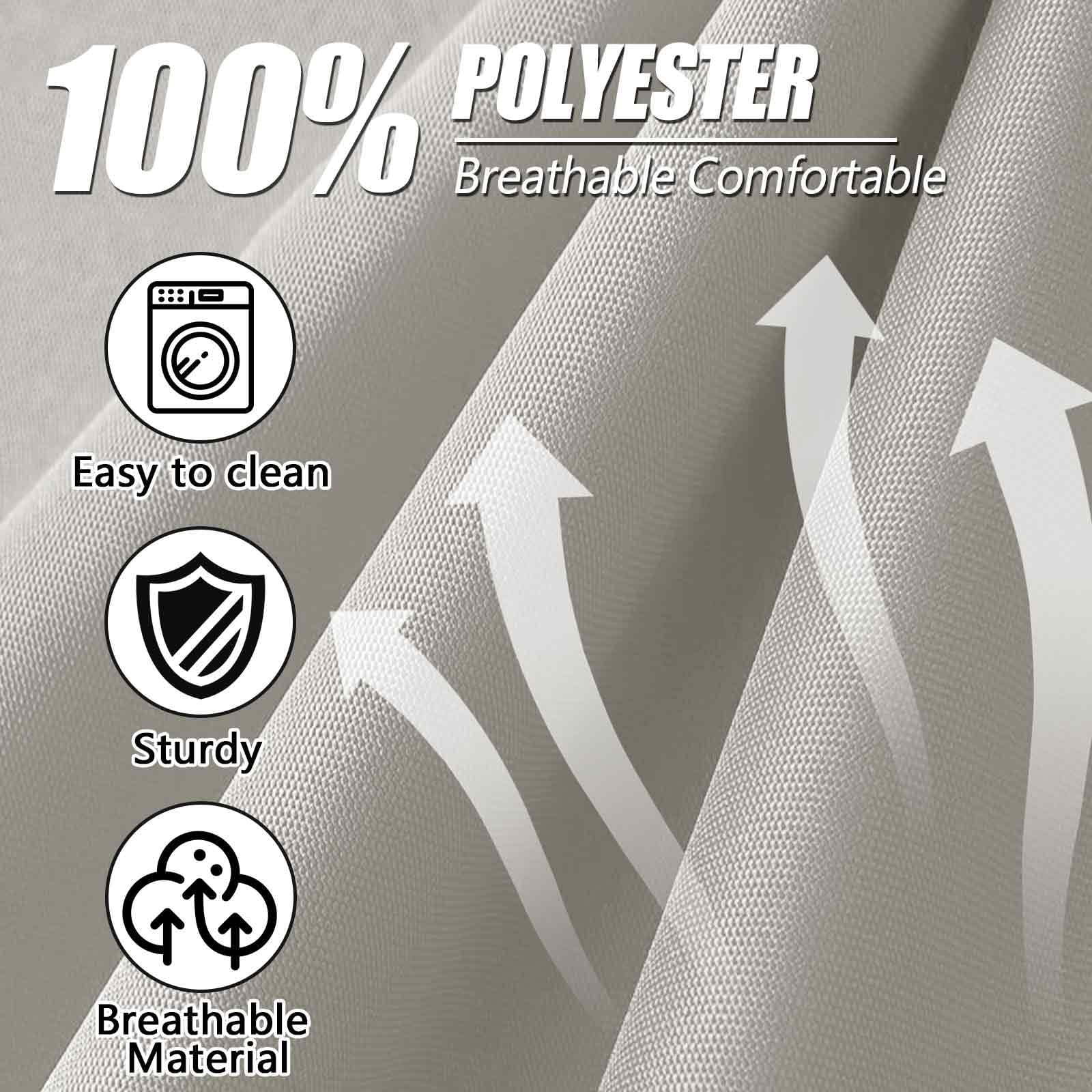 14 Pcs Patio Cushion Covers Replacement Outdoor Couch Cushions Covers Splashproof Sofa Slipcovers Set with Zippers,Patio Furniture Protector, Couch 3 Sizes, Covers Only