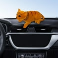 thumbnail image 6 of Car Decoration Nodding Cat Ornament Auto Accessory for Home Decor Shelf Desk Yellow, 6 of 10