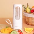 thumbnail image 4 of Licuadoras portátiles, exprimidores para batidos y exprimidor de frutas, recargables por USB con 4 cuchillas, licuadoras de mano para deportes, viajes y actividades al aire libre Akmoler, 4 of 9