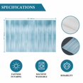 thumbnail image 6 of Teal Blue Placemats Set of 6, Modern Abstract Art Ombre Striped Placemats for Dining Table, Place Mats for Kitchen Tabletop, Waterproof Wipeable Dining Table Mats Set, 6 of 9