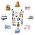 thumbnail image 3 of Lsque Colorful Insects pattern Laundry Hamper Basket, Tall Woven Rope Hamper Basket for Clothes, Lightweight Storage Basket, Collapsible Waterproof-Small, 3 of 8