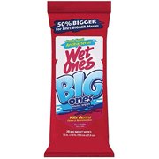6 Pack - Wet Ones Big Ones Fresh Scent Antibacterial Wipes 28 Each
