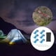 thumbnail image 4 of Kit de cuerdas tensoras para carpas con clavos de tierra y tensor para exteriores Azul, 4 of 9