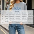 thumbnail image 6 of gbyLJF Women's Snowflake Christmas Sweatshirt Fuzzy Long Sleeve Holiday Tops Festival Travel Fleece Warm Pullover, 6 of 6