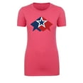 thumbnail image 2 of Red, White and Blue Star, Women's USA T-shirts, 4th of July T-shirts - Berry MH200WPATRIOT S17 M, 2 of 3