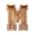 thumbnail image 2 of LSLJS Wooden English Letter Saving Can Transparent Glass Saving Can, Piggy Bank, 2 of 6