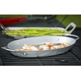 thumbnail image 5 of tablecraft 15" oval coated steel grill pan with handles | great for outdoor barbecues and grills, 5 of 8