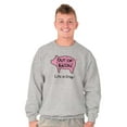 thumbnail image 3 of Out Of Bacon Pork Pig Meat Eater Sweatshirt for Men or Women Brisco Brands S, 3 of 6