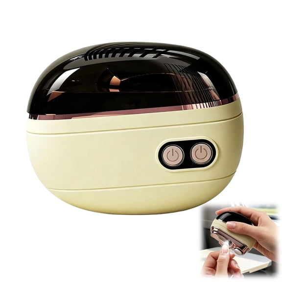 2-in-1 Smart Electric Nail Clipper & Polisher – Rechargeable Automatic Trimmer with LED Light, Debris Container for Seniors Adults