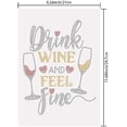 thumbnail image 6 of Drinking Rhinestone Transfers Patches Iron on Hotfix Transfer Clinking Glasses Decal Heat Transfer Applique Decorative Designs for DIY T Shirts Clothing, 6 of 9