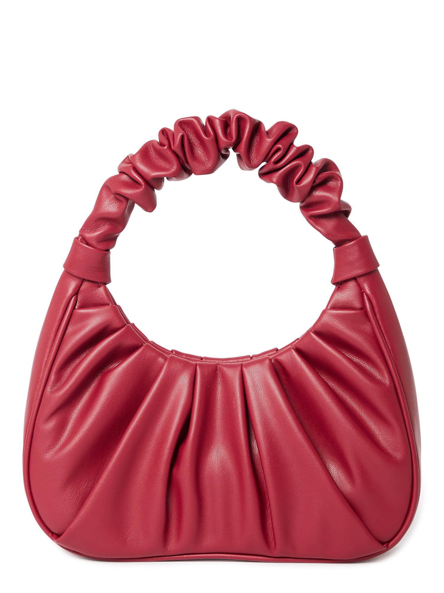 Time and Tru Women’s Scrunchie Shoulder Bag Rumba Red - Walmart.com