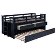 thumbnail image 3 of Carlsbad Wood Twin Captains Bed With Trundle Navy Blue, 3 of 17