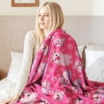 thumbnail image 5 of Flannel Fleece Throw Blanket, Soft Large Throw Blanket, Lightweight Cozy Plush Throw Blanket Fit Sofa Bed, 30"x40", Pigs, 5 of 7