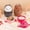 Coffee, variant on Cute Bear Double-Layer Bento Box, Japanese Style Food-Grade Leakproof with Spoon & Handle, Large Capacity Microwave Safe for Office Home Daily Lunch Use, Gray