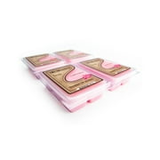 Pure Carnation Wax Melts Bulk Pack - 4 Highly Scented Bars - Made With Essential & Natural Oils - Flower & Floral Air Freshener Cubes Collection