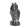 thumbnail image 4 of Bird Frightener Statues Sculptures Rotate 360 Degrees Garden Yards Decorative Waterproof Creative Plastic Owl, 4 of 19