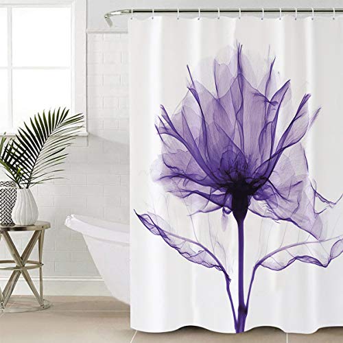 New Printed Shower Curtain Waterproof Polyester Fabric Bathroom Shower Curtains