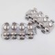 thumbnail image 3 of 8 clips plateados de acero inoxidable para cortina de ventana, barra de cortina de ducha, anillos, ganchos para ropa y cortinas (plateados), 3 of 7