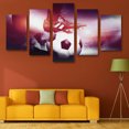 thumbnail image 2 of Pintura en lienzo de deportes de fútbol, 5 paneles, imagen impresa, arte de pared, decoración del hogar, oficina, dormitorio (S), 2 of 14