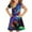 Multicolor A1, variant on Hrsba Kids Summer Dress,Casual Dress for Girls,Toddler Kids Girls Cute Solid Color Print Short Sleeve Stretchy Dress A Line Dress
