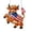 B, variant on 4th of July Patriotic Cow Butterfly Stained Acrylic Style Window Hanging,Vibrant Farm Ornament with Easy Hang Hook, Durable Fade Resistant Decor for Home Window,Patio and Unique Gift