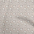 thumbnail image 1 of oneOone Silk Tabby Tawny Brown Fabric Sports Craft Projects Decor Fabric Printed By The Yard 42 Inch Wide, 1 of 4