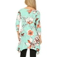 thumbnail image 4 of White Mark Women's Floral Scoop Neck Tunic Top, 4 of 4