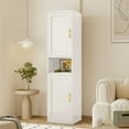 thumbnail image 7 of 19.7"W Freestand Metal Tall and Thin Narrow Storage Cabinet for Kitchen Bathroom Living Room, 7 of 7