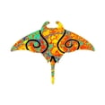 thumbnail image 3 of CafePress - SPECTRUM RAY Pajamas - Women's Short Sleeve Print T-Shirt and Pants Dark Cotton Pajama Set, 3 of 7